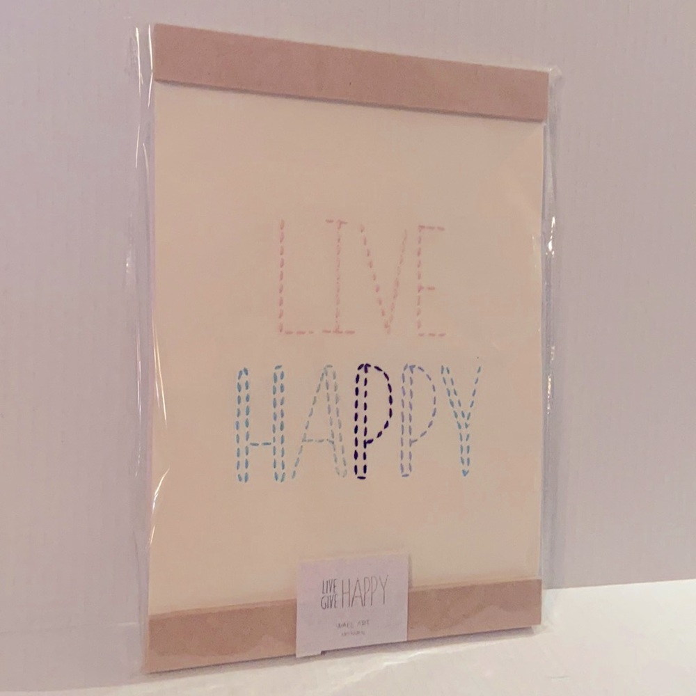Live Happy Wall Art